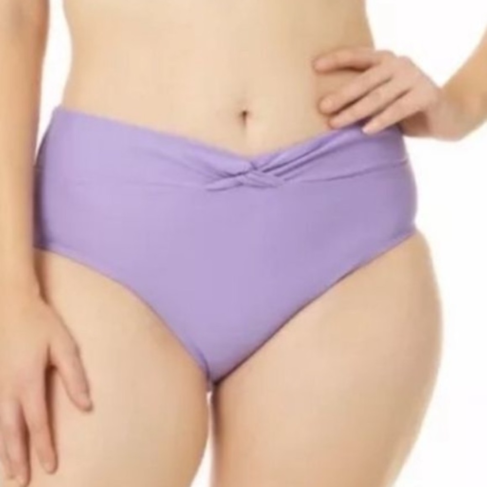 NWT High Waisted Lavender Bikini Bottoms